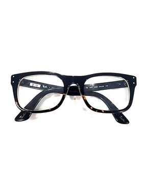 Ray Ban RB5227 5028 Glossy Black Tortoise Eyeglasses 52-20 145 Clear Lenses EXC